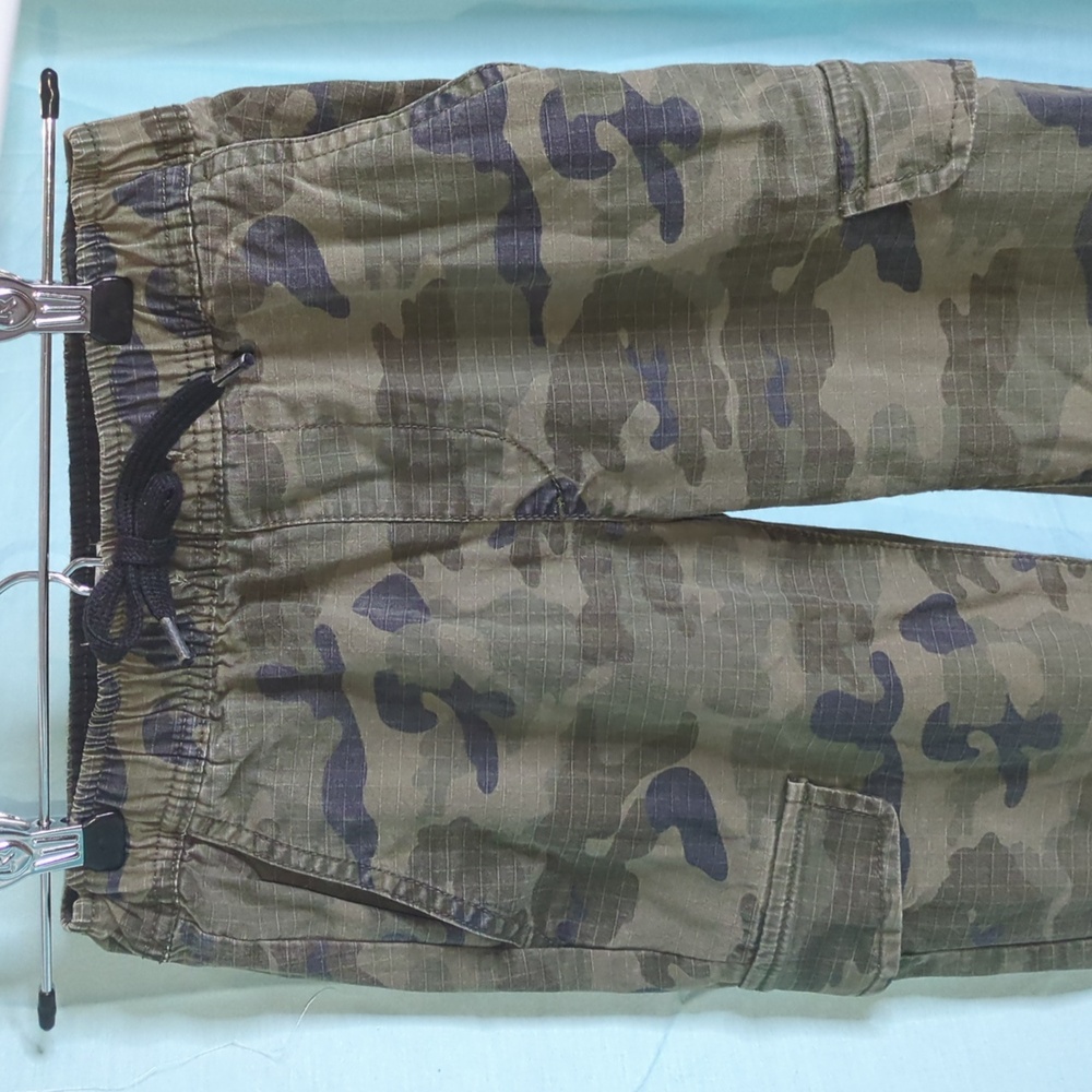 Old Navy 8 Reg boys camo joggers back-to-school clothes rip-stop
